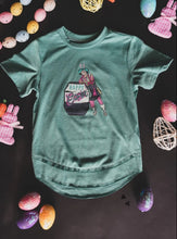 Rodeo easter clown blinged out tee