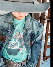 Rodeo easter clown blinged out tee