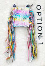 Handmade cowhide fringe purse