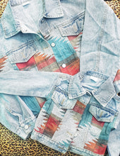 Aztec charlie denim jacket