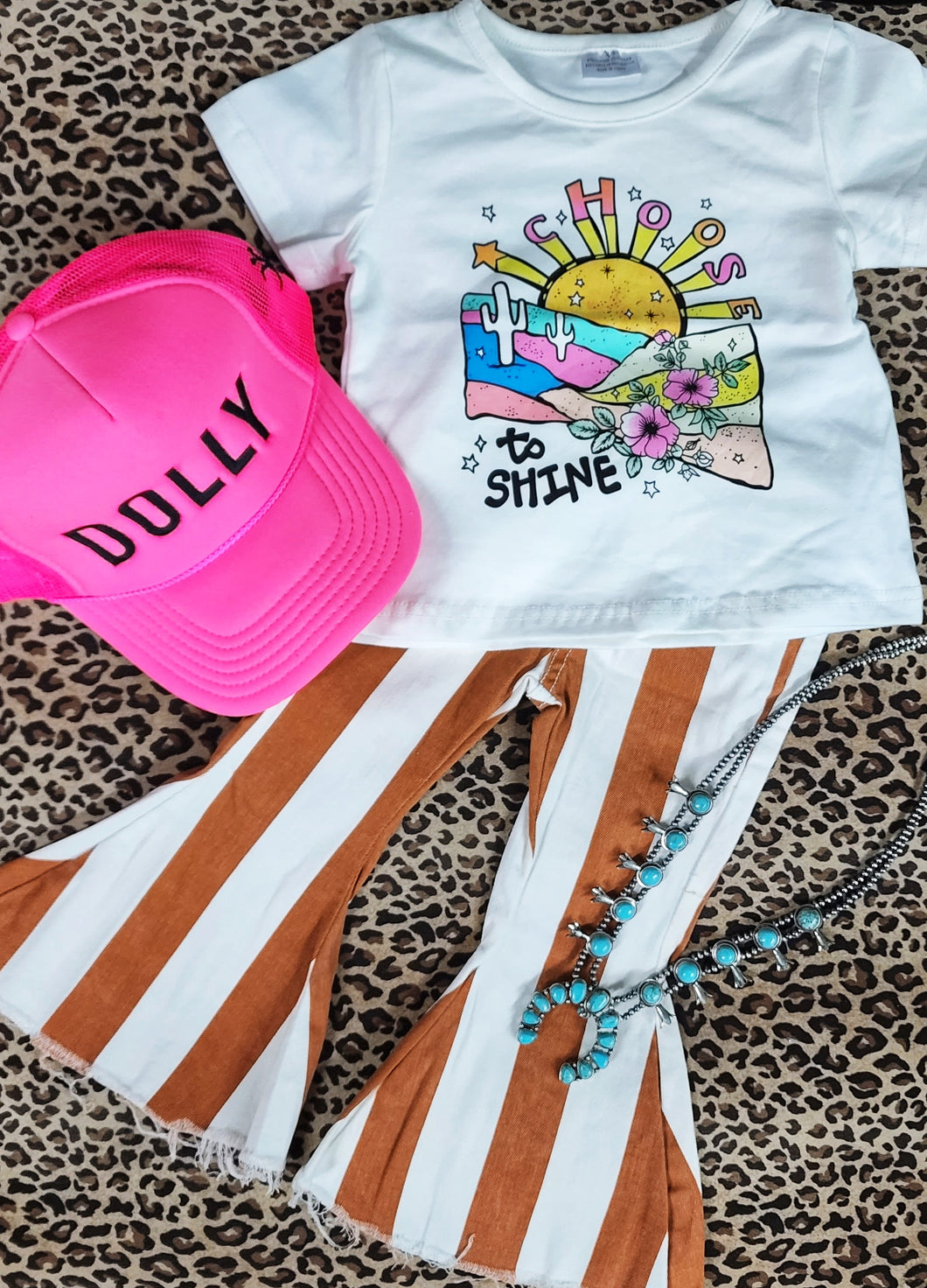 Hippie striped bell bottoms
