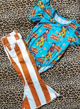 Hippie striped bell bottoms