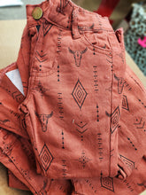 Aztec dreams bell bottoms (rust)