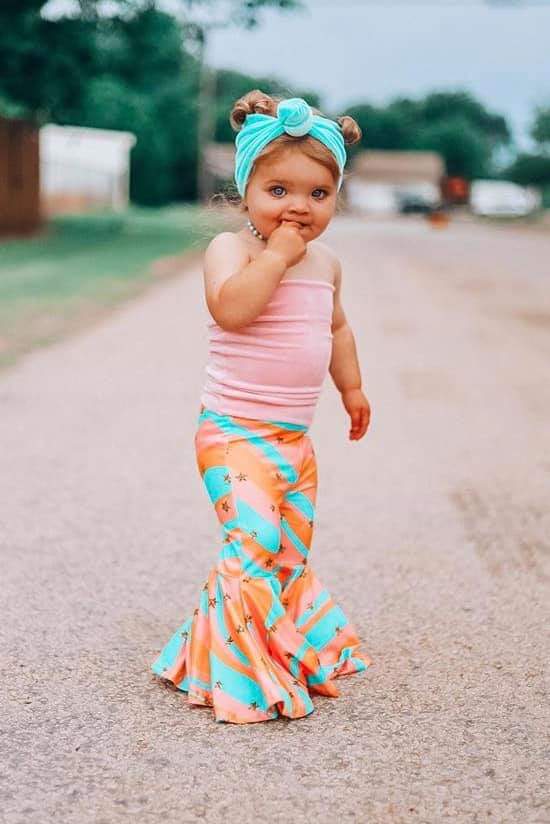 Star struck sherbert bell bottoms