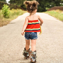 Fringed tube tops