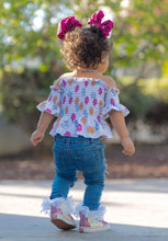 Flower power smocked top