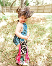 Handmade cowhide fringe purse