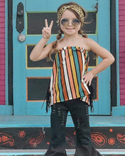 Fringed tube tops