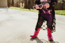 Sheer mesh heart duster