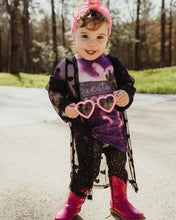 Sheer mesh heart duster