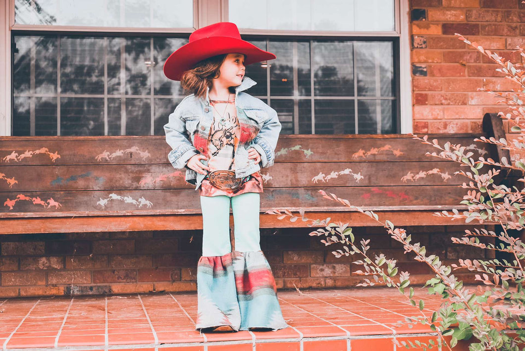 Aztec charlie denim jacket