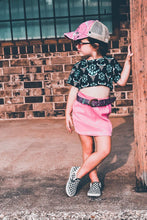 Sequined mini skirt