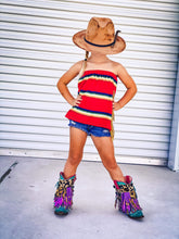 Fringed tube tops