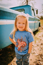 Bronc riding days retro star tee