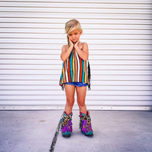 Fringed tube tops