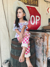 Flower power smocked top