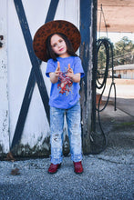 Bronc riding days retro star tee