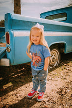 Bronc riding days retro star tee