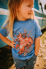 Bronc riding days retro star tee