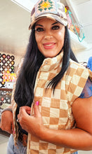 Mamacita checkmate puffer vest