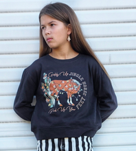 Giddy up jingle horse sweatshirt