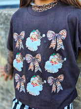 Leopard bow Santa tee