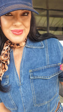 Denim mamacita crop top