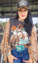 Multi flutter sleeve tee