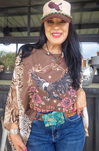 Multi flutter sleeve tee