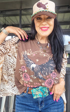 Multi flutter sleeve tee