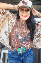 Multi flutter sleeve tee