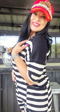 Striped mamacita romper