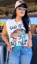 Kind of a big dillo mom crop boxy tee