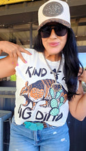 Kind of a big dillo mom crop boxy tee