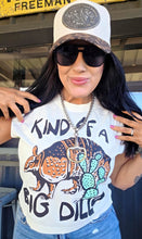 Kind of a big dillo mom crop boxy tee