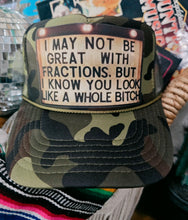 Get it together & fractions trucker hat (pre order) end of may/mid june