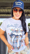 Plaid stones tee