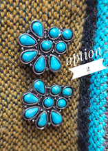 Western feels turquoise earrings/studs