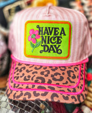 Patched pattern hat /cap