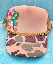 I be jeweled trucker cap