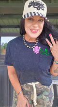 Rose sequined tee