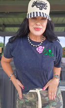 Rose sequined tee