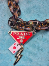 Tortoise chunky prad necklace
