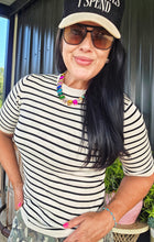 Stripe me up mamacita top