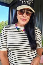 Stripe me up mamacita top