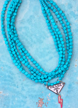 Prad several strand turquouise necklace