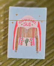 Cowgirl playing cards