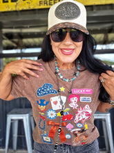 Mamacita lucky way collage tee