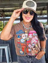 Mamacita lucky way collage tee