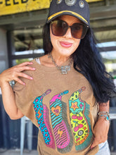 Mamacita neon chaps muscle tee